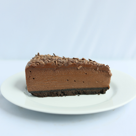 Vegan Chocolate Cheesecake Slice