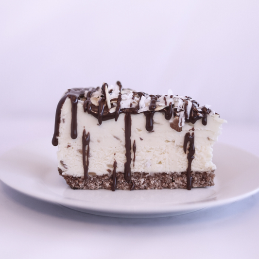 Seasonal Almond Joy Cheesecake - Single Slice