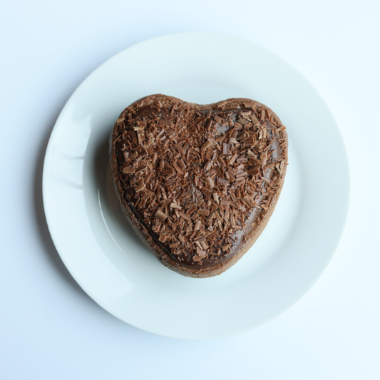 Chocolate Mini Heart Cheesecake