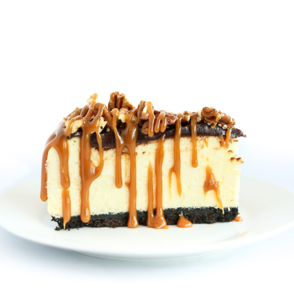 Seasonal Turtle Cheesecake - Single Slice